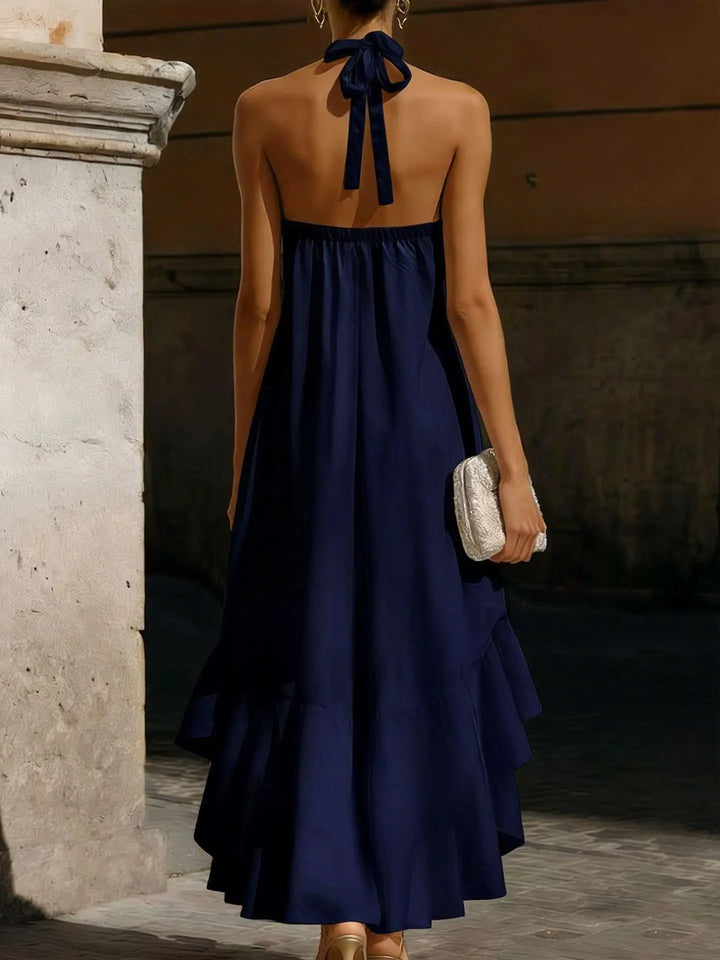 Anastasia Flowing Halter Midi Dress