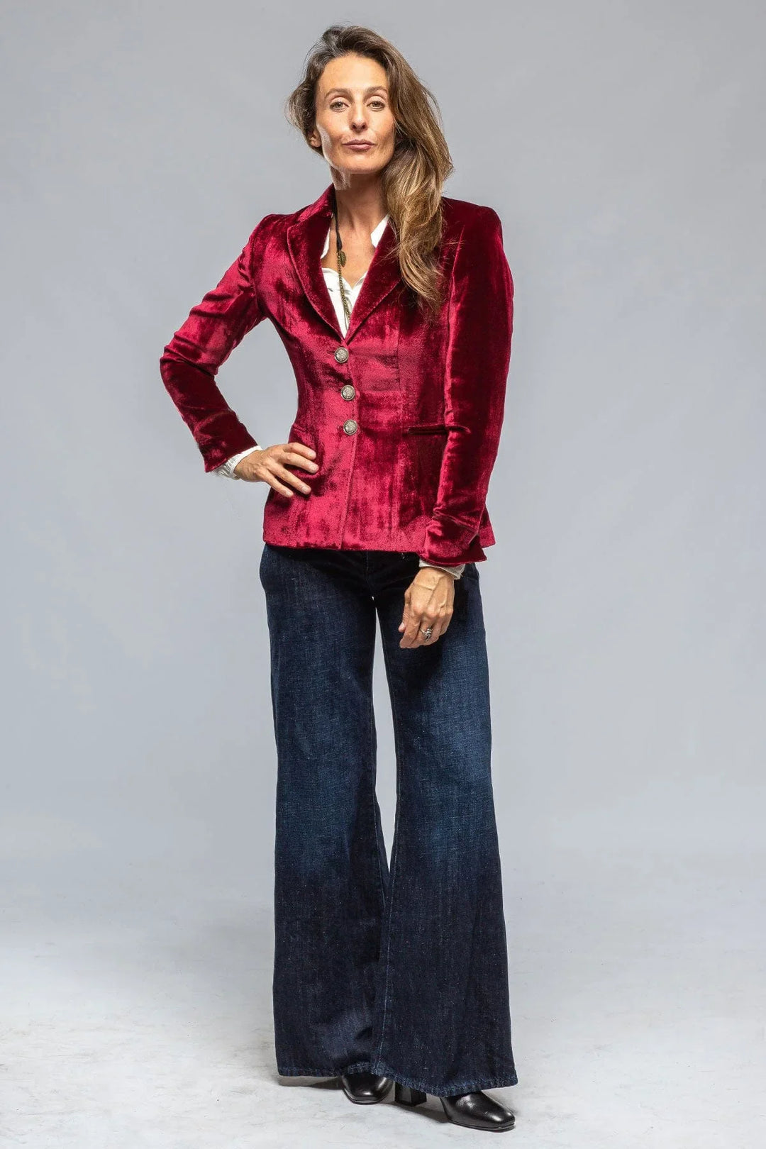 Derby Tailored Velvet Blazer