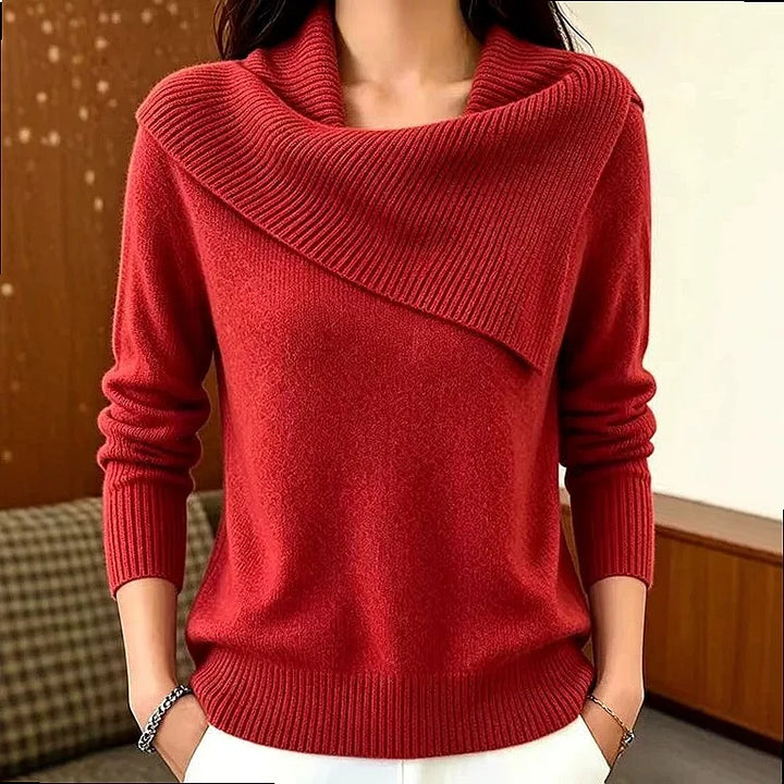 Josephine Foldover Collar Sweater