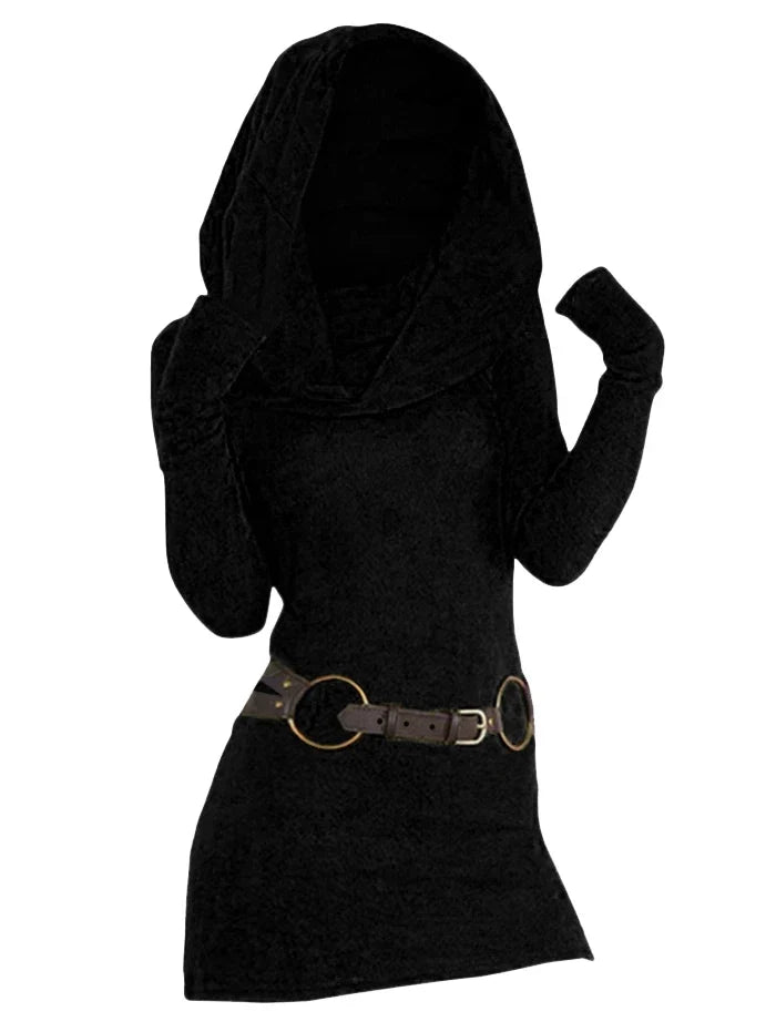 Marielys Cowl Neck Sweater Dress