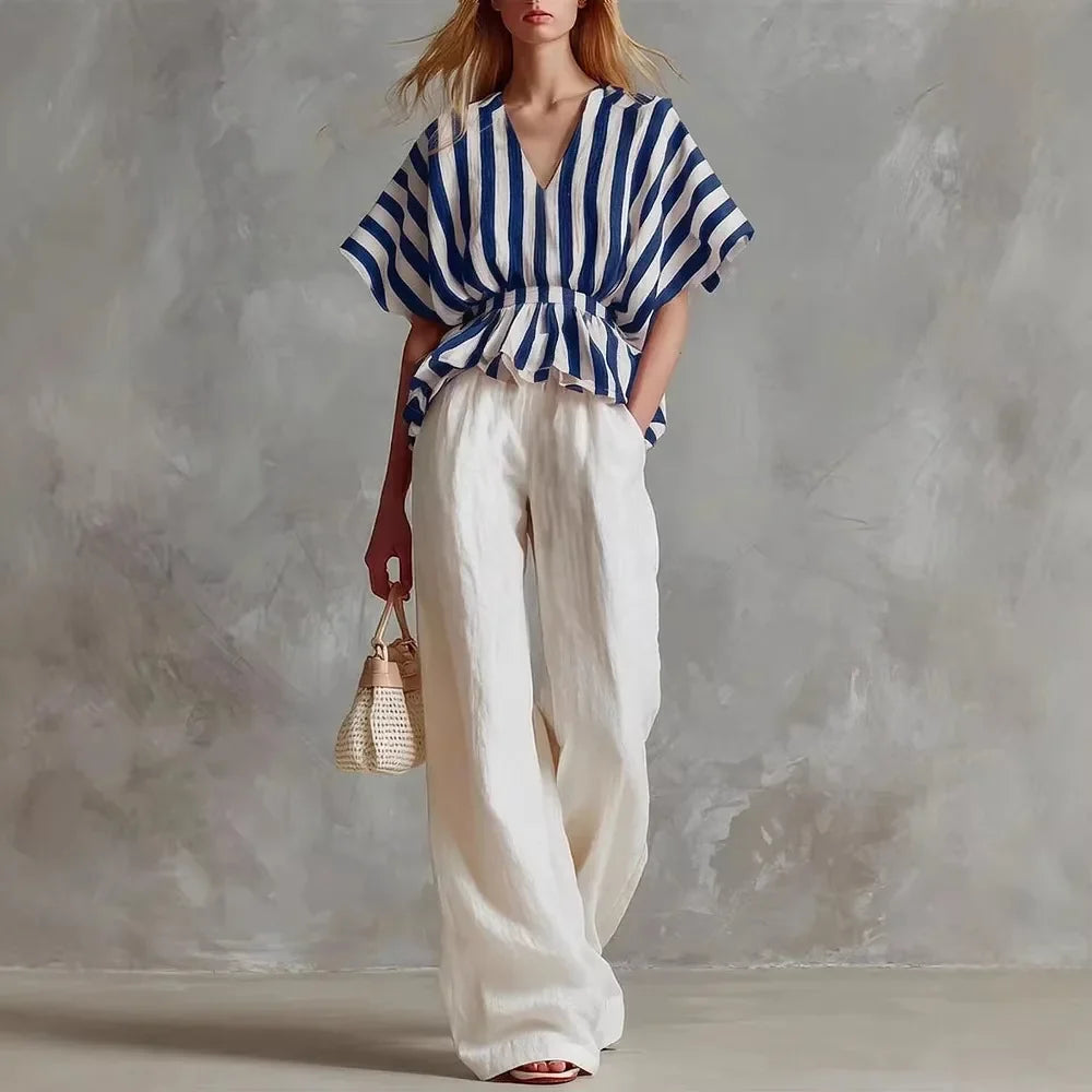 Daisy Wide Leg Matching Set