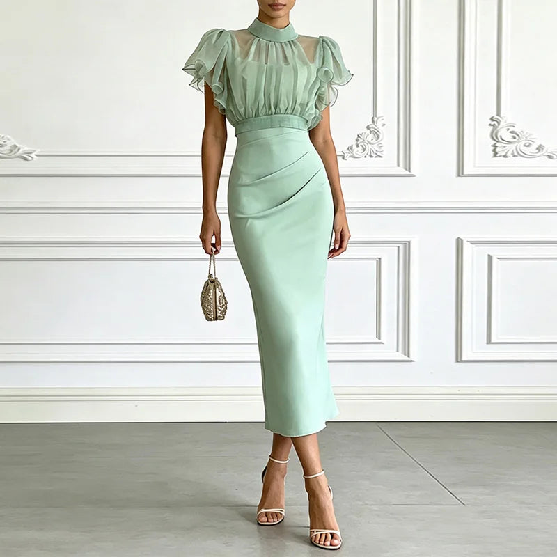 Ember Figure Flattering Midi Dress