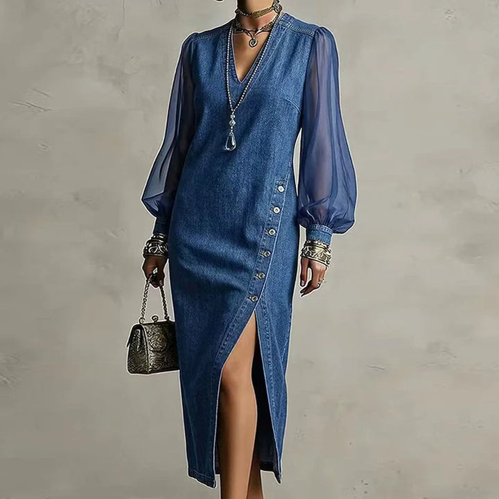 Danica Denim Maxi Dress