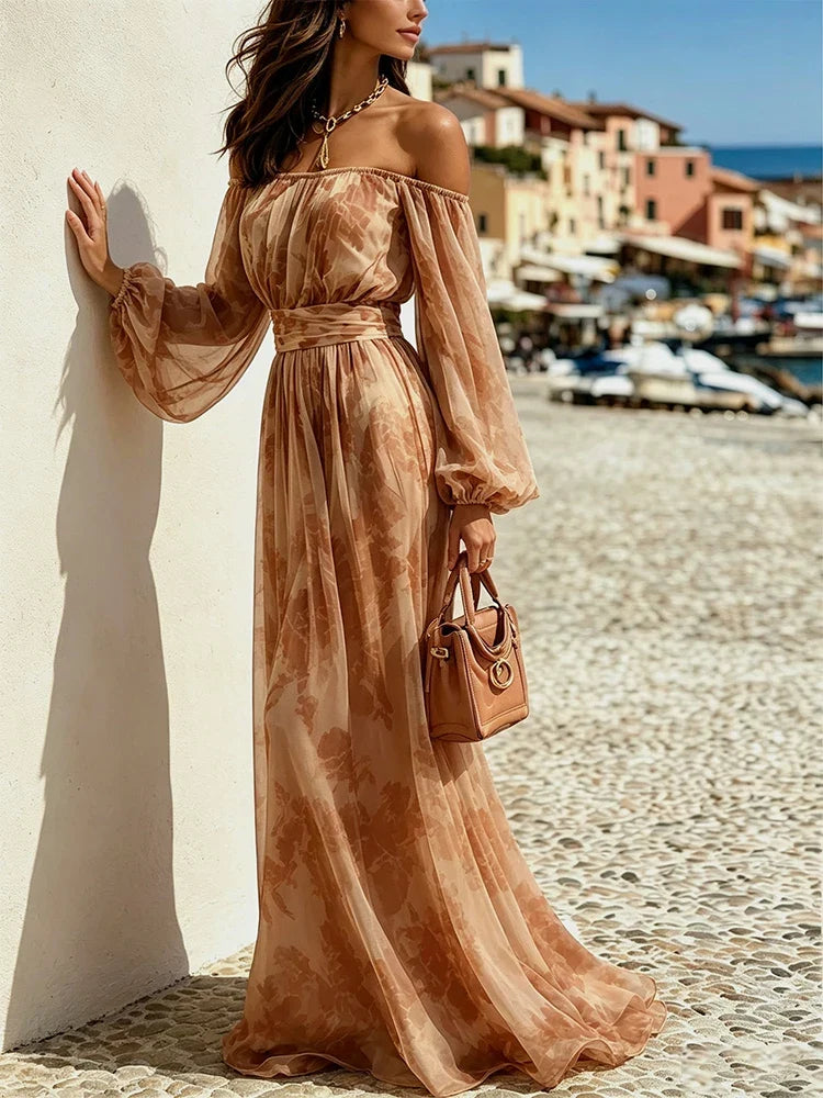 Faustina Off Shoulder Maxi Dress