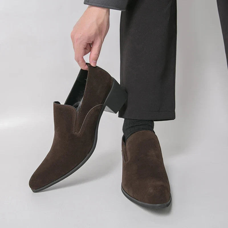 Duncan Suede Dress Loafers