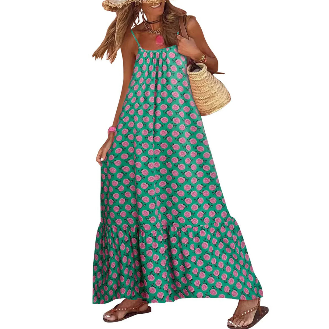 Dania Mosaic Print Maxi Dress