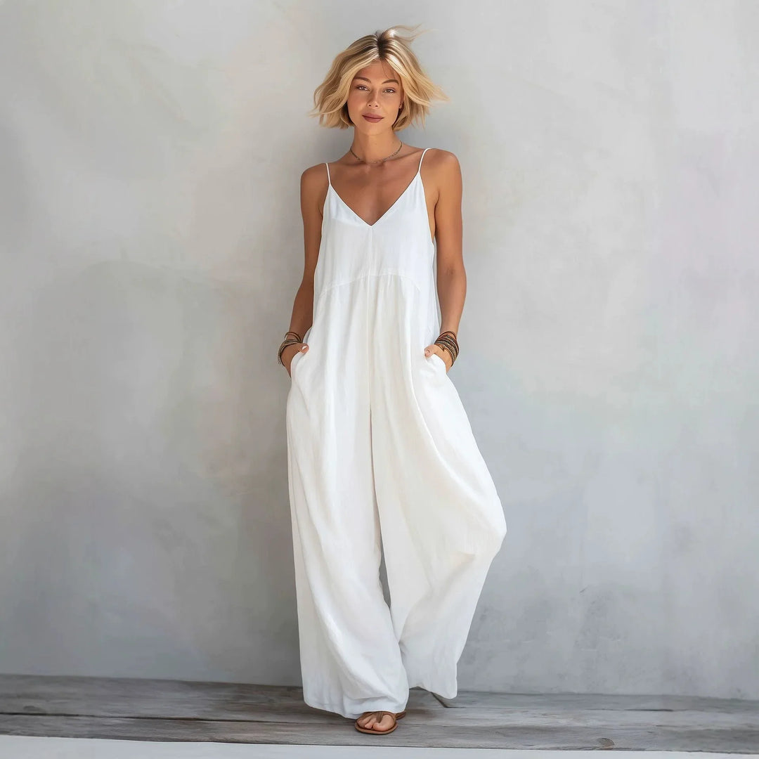 Vanya Pocket Wide Leg Jumpsuit