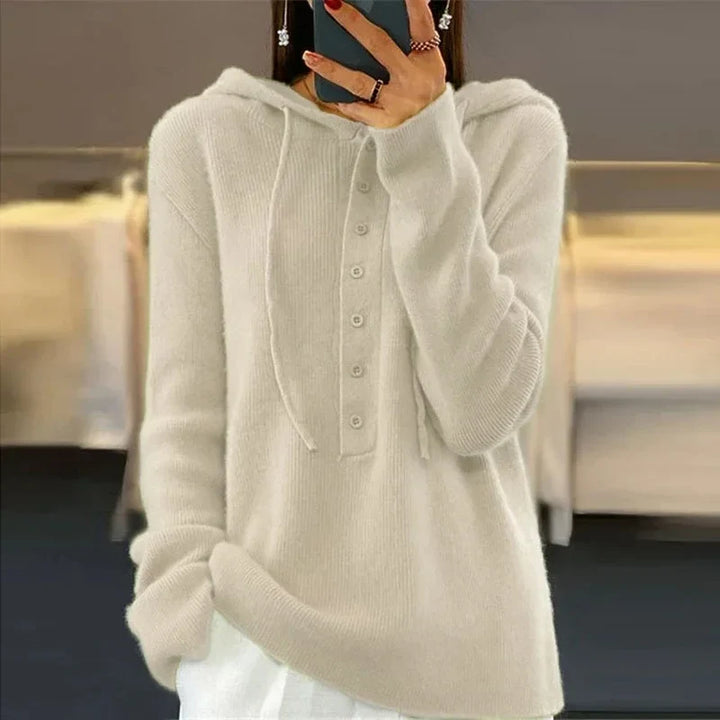 Josephine Button Front Hoodie