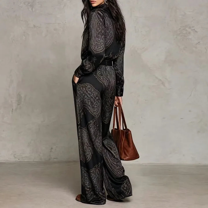 Rosalie Paisley Print Two Piece Set