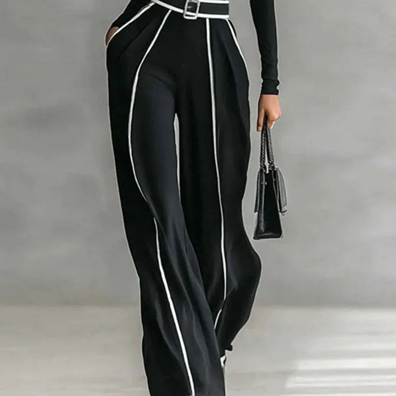 Lisa Buckled Waist Two Piece Set