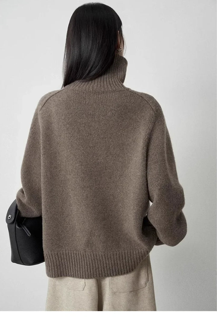 Linnea Turtleneck Wool Sweater