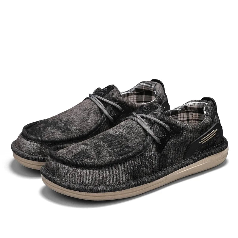 Lusso Washed Canvas Loafers