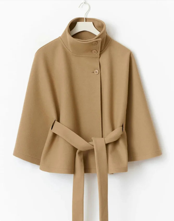 Fenella Belted Cape Jacket