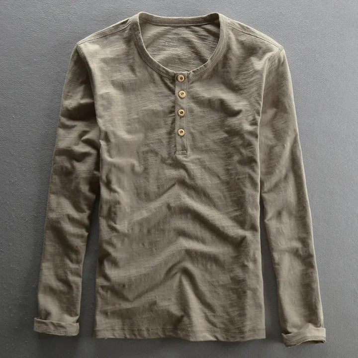 Colton Breathable Henley Shirt