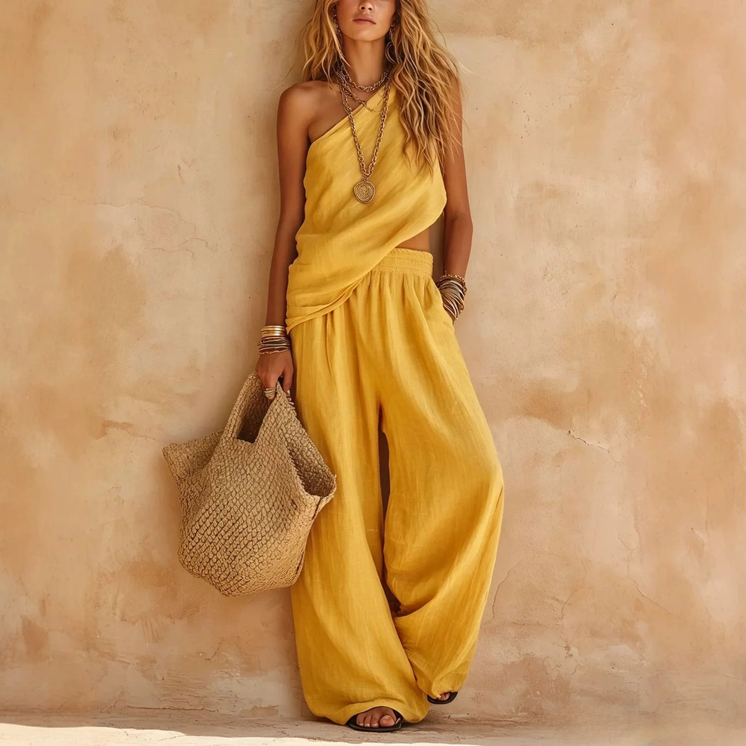 Bianca One Shoulder Lounge Set