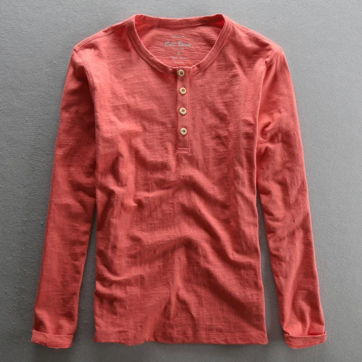 Colton Breathable Henley Shirt