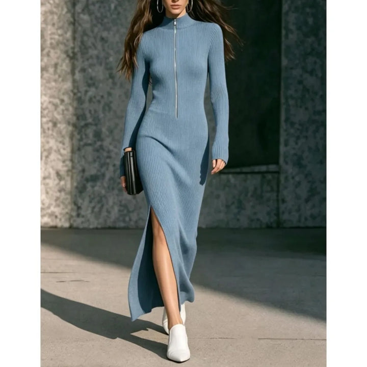 Suzane Ribbed Long Dress
