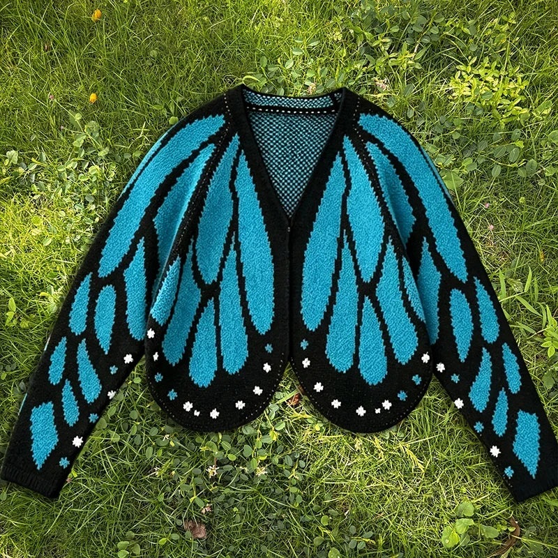 Amore Open Front Butterfly Cardigan