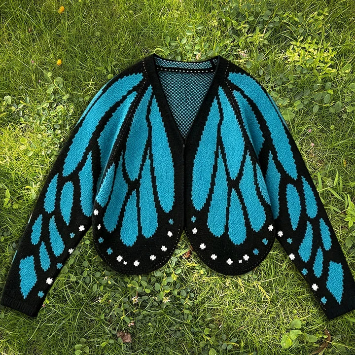 Amore Open Front Butterfly Cardigan