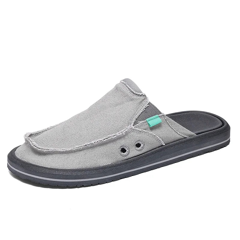 Jacob Canvas Mule Slippers