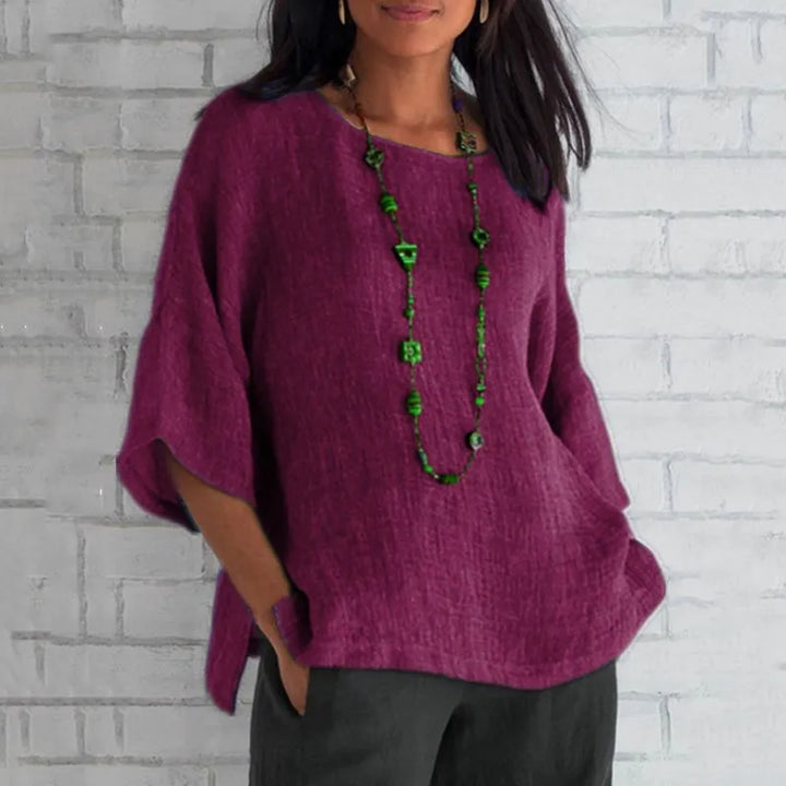Elissea Relaxed Cotton Blouse