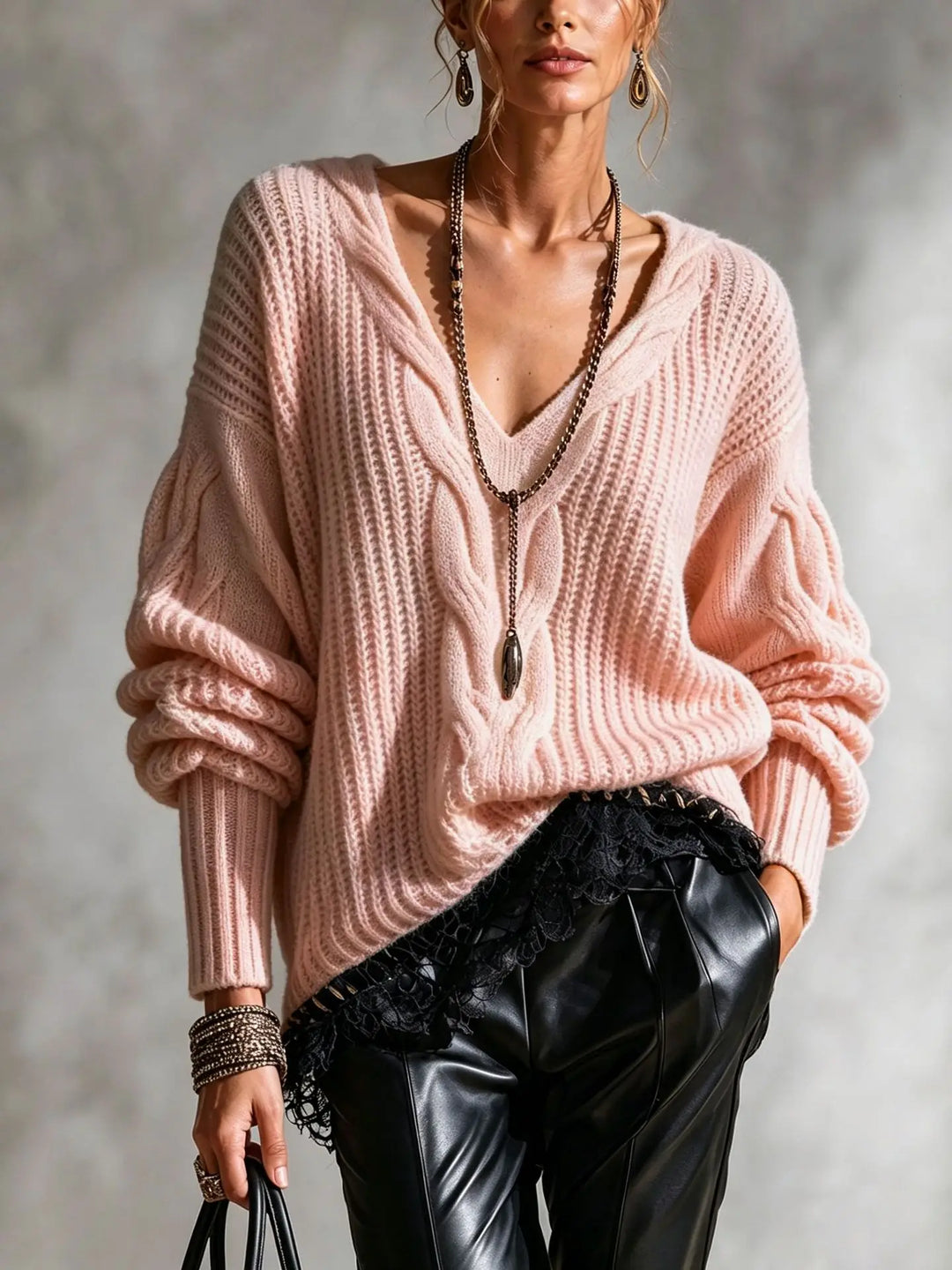 Freya Cable Knit Sweater