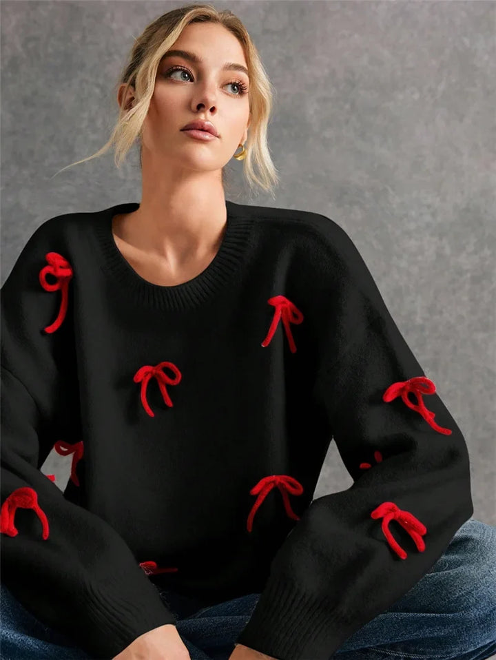 Amora Bow Detail Sweater
