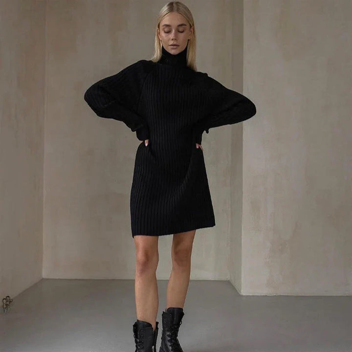 Vesper High Neck Sweater Dress