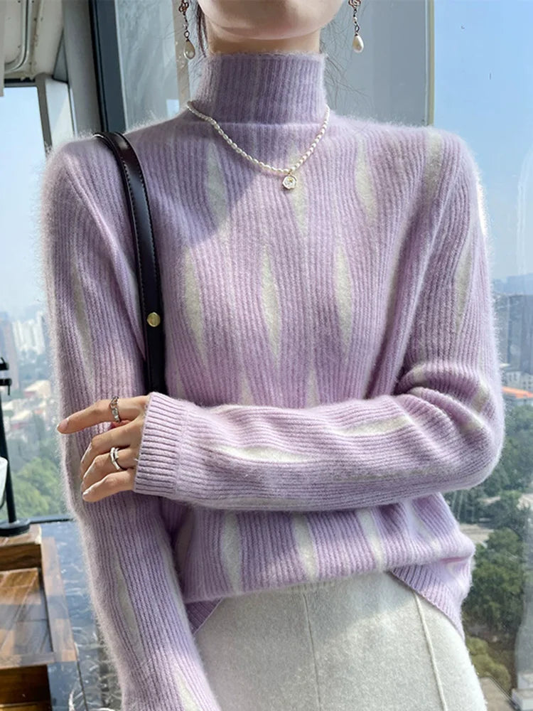 Marisette Mock Neck Sweater
