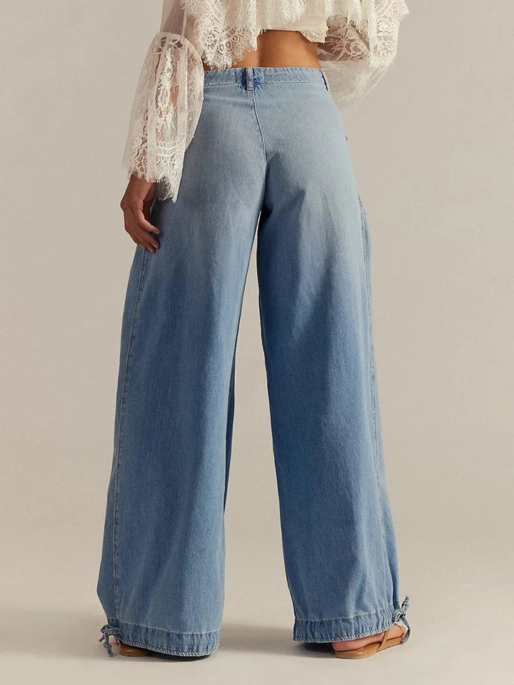 Wyonna Adjustable Cuff Denim Jeans