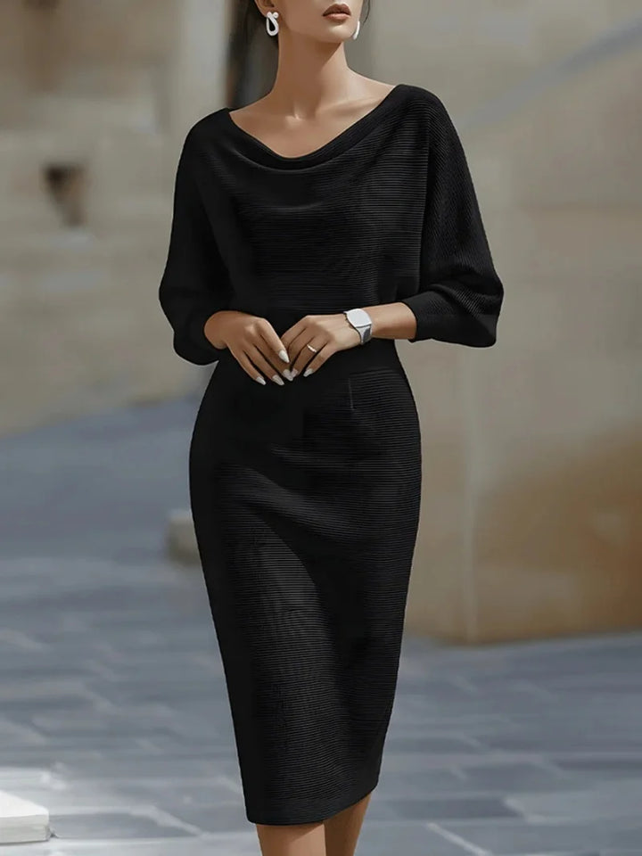 Kaylee Cowl Neck Midi Dress