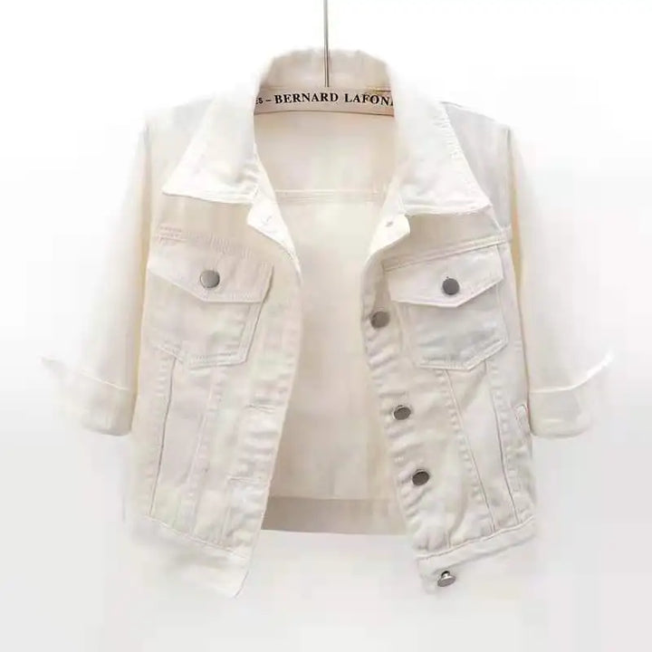 Josephine Cropped Denim Jacket