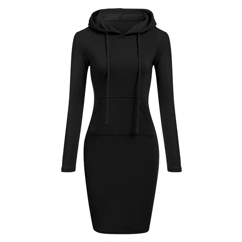 Sylvie Hooded Sweatshirt Dress
