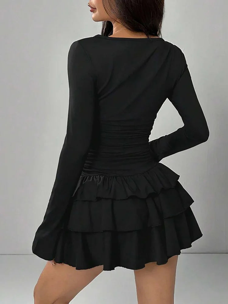 Odessa Ruched Waist Mini Dress