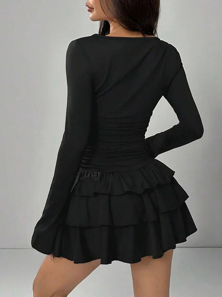 Odessa Ruched Waist Mini Dress