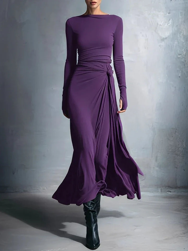 Serana Twisted Waist Maxi Dress