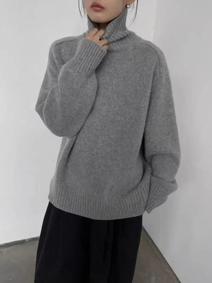 Linnea Turtleneck Wool Sweater