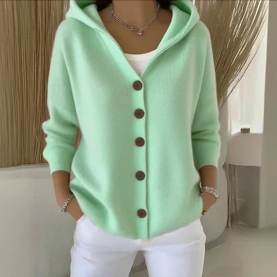 Cordelia Hooded Knit Cardigan