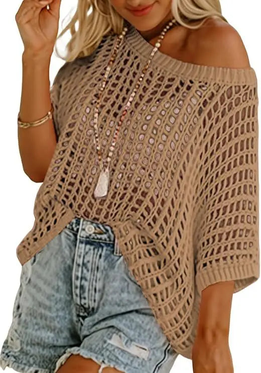 Faye Open Knit Sweater