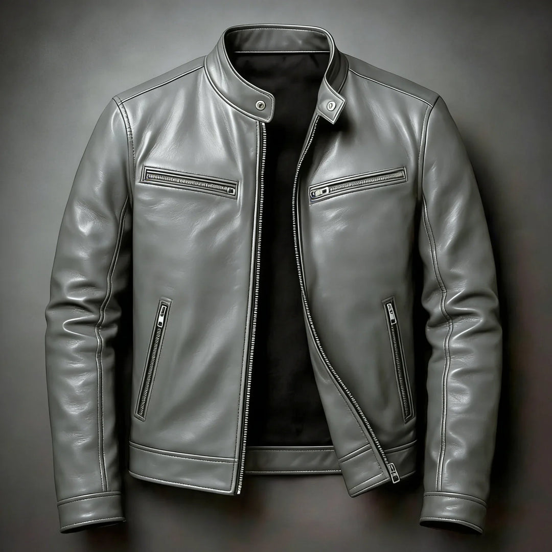 Desmond Stand Collar Moto Jacket