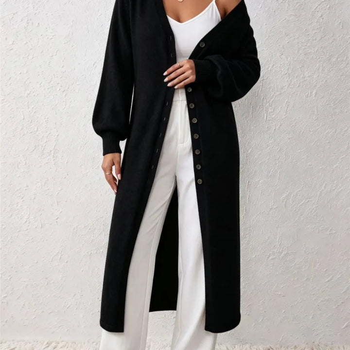 Elodie Long Ribbed Cardigan