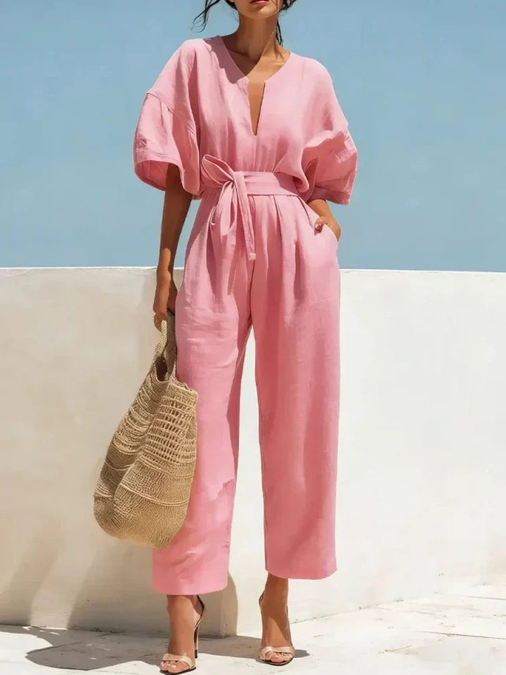 Joanna Summer Linen Jumpsuit