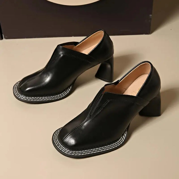 Rosalind Contrast Stitch Loafers