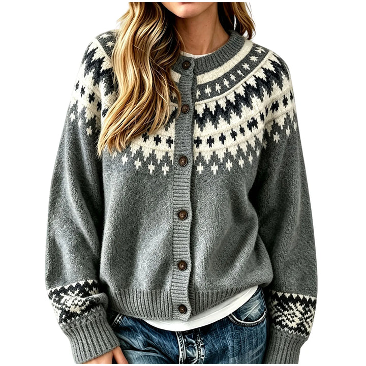 Ingrid Button Front Knit Cardigan