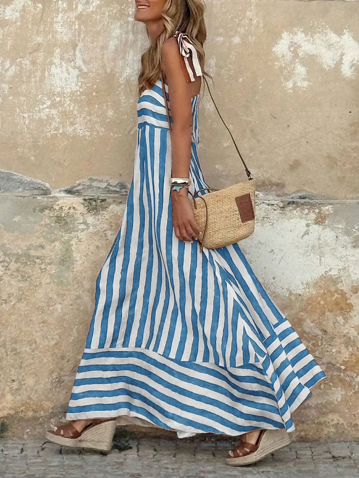 Isabelle Striped Boho Maxi Dress
