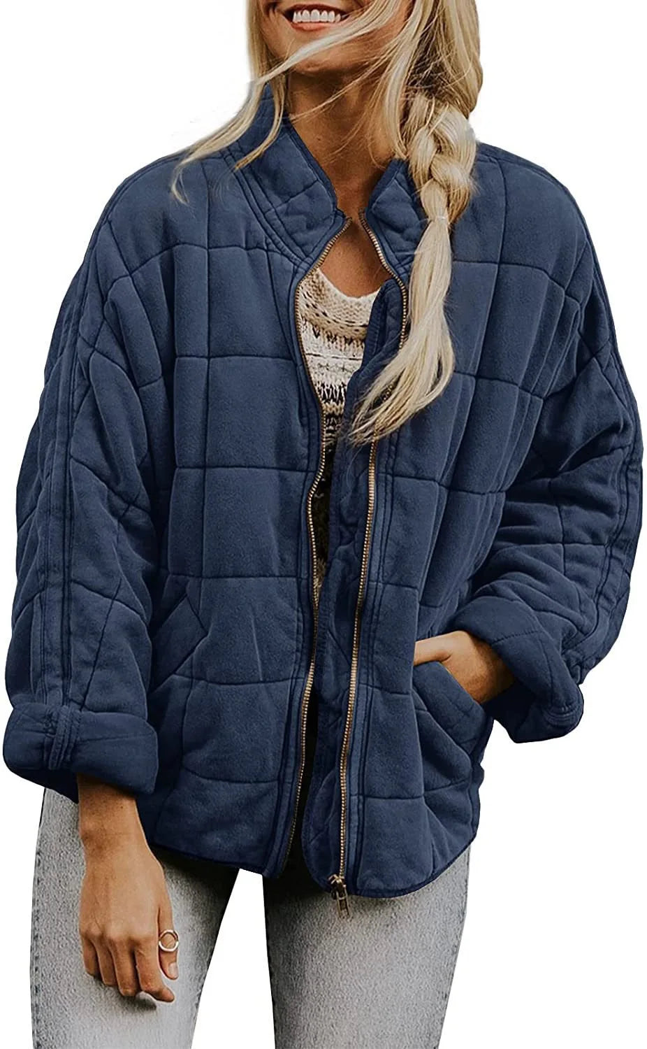 Amara Quilted Bomber Jacket