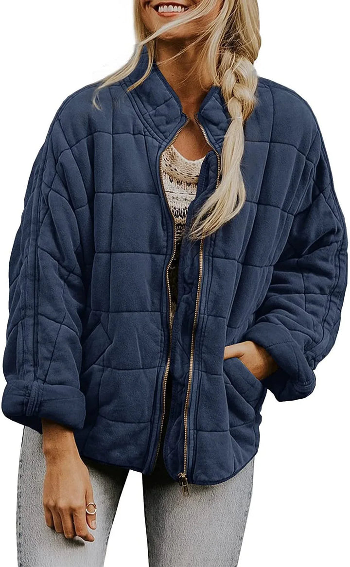 Amara Quilted Bomber Jacket