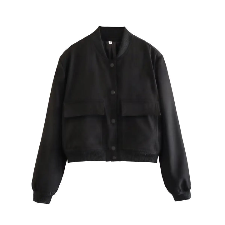 Quinlan Cropped Bomber Jacket