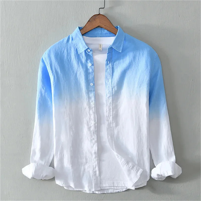 Ethan Ombre Button Front Shirt