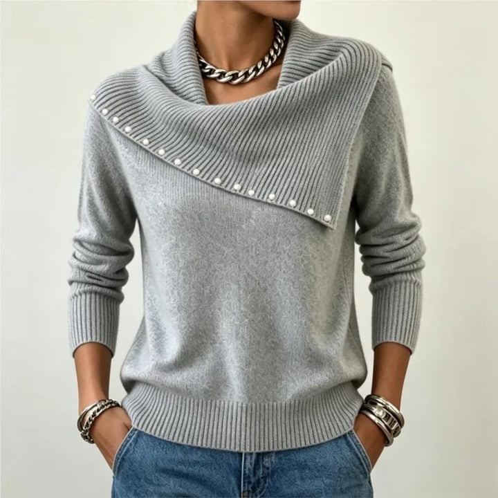 Amara Scarf Collar Sweater